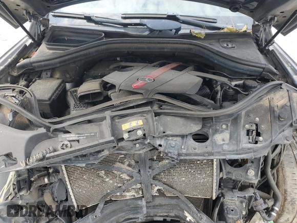 2016 Mercedes-Benz GLE 450 AMG with VIN 4JGED6EB2GA017633, listed as a Copart auction lot 55048555 with 193,229 mi miles and Salvage title. Bid and sale history available at DreamBid. Image 12.