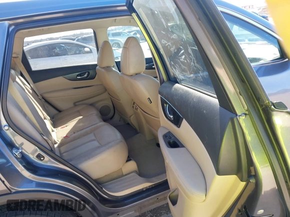 2014 Nissan Rogue SL with VIN 5N1AT2MV8EC805999, listed as a IAAI auction lot 41727953 with 187,623 mi miles. Bid and sale history available at carsss.com. Image 8.