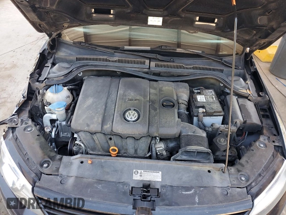 2012 Volkswagen Jetta SE with VIN 3VWDX7AJ2CM340682, listed as a Copart auction lot 57864945 with 180,680 mi miles and Salvage title. Bid and sale history available at DreamBid. Image 11.