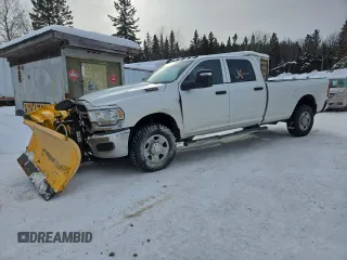 2023 Ram 2500 Tradesman z VIN 3C6UR5HJ7PG616194, wystawiony jako Copart lot #42195945 z przebiegiem 54 190 mil mil oraz Szkoda całkowita • Salvage title. Historia ofert i sprzedaży dostępna na DreamBid. Obrazek 1.
