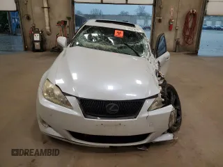 2008 Lexus IS 250 with VIN JTHCK262X85022998, listed as a Copart auction lot 54437675 with 205,216 mi miles and Non repairable. Bid and sale history available at DreamBid. Image 5.