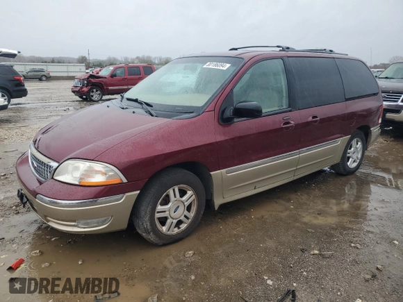 2001 Ford Windstar SEL with VIN 2FMZA53471BB45936, listed as a Copart auction lot 80186094 with 214,152 mi miles and Salvage Title. Bid and sale history available at carsss.com. Image 1.