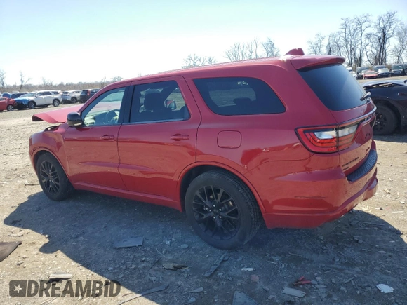 2016 Dodge Durango R/T with VIN 1C4SDJCT0GC363223, listed as a Copart auction lot 49968855 with 137,597 mi miles and Salvage Title. Bid and sale history available at DreamBid. Image 2.