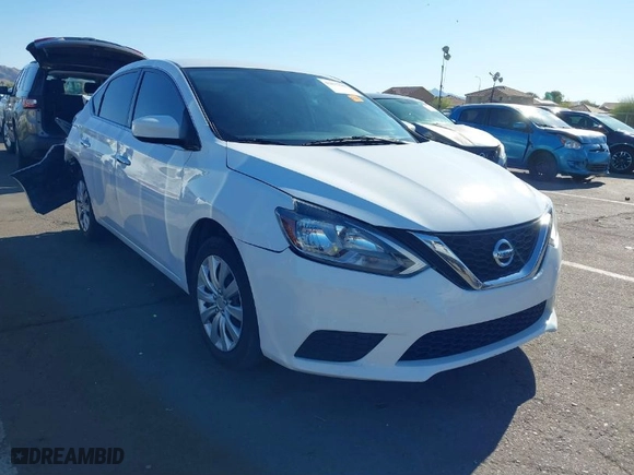 2017 Nissan Sentra S with VIN 3N1AB7AP6HY367847, listed as a IAAI auction lot 41877643 with 136,646 mi miles. Bid and sale history available at carsss.com. Image 1.