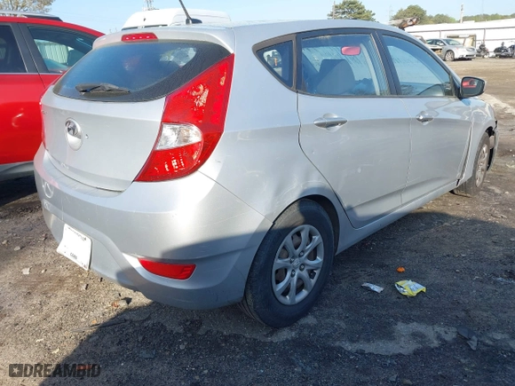 2014 Hyundai Accent GS with VIN KMHCT5AE4EU159319, listed as a IAAI auction lot 41896989 with 204,453 mi miles. Bid and sale history available at carsss.com. Image 4.