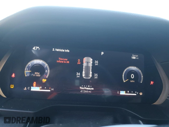 2023 Jeep Grand Cherokee Altitude with VIN 1C4RJGAG3PC580958, listed as a Copart auction lot 78397044 with 41,544 mi miles and Non repairable. Bid and sale history available at DreamBid. Image 9.