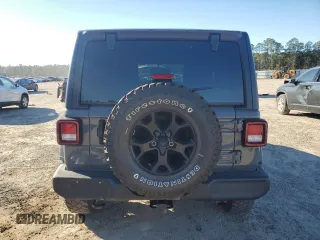 2021 Jeep Wrangler Unlimited Sport Altitude with VIN 1C4HJXDGXMW552270, listed as a Copart auction lot 41440655 with 53,200 mi miles and Clean Title. Bid and sale history available at carsss.com. Image 6.