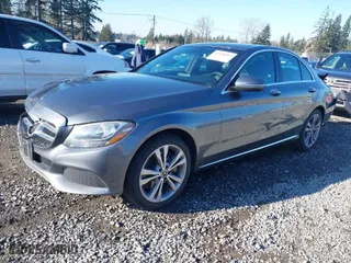 2018 Mercedes-Benz C-Class C 300 with VIN 55SWF4KB4JU269604, listed as a IAAI auction lot 41408387 with 74,921 mi miles. Bid and sale history available at carsss.com. Image 2.