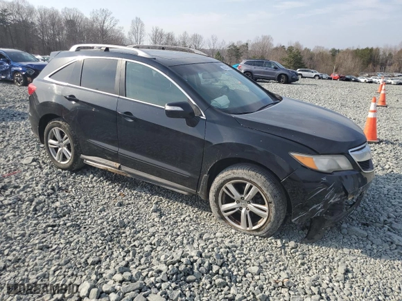 2014 Acura RDX Tech Pkg with VIN 5J8TB3H57EL006913, listed as a Copart auction lot 49084765 with 59,520 mi miles and Salvage Title. Bid and sale history available at carsss.com. Image 4.