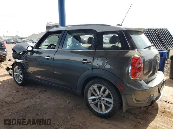 2012 MINI Countryman S z VIN WMWZC5C52CWL55608, wystawiony jako Copart lot #56424275 z przebiegiem 126 669 mil mil oraz Szkoda całkowita • Salvage title. Historia ofert i sprzedaży dostępna na DreamBid. Obrazek 2.