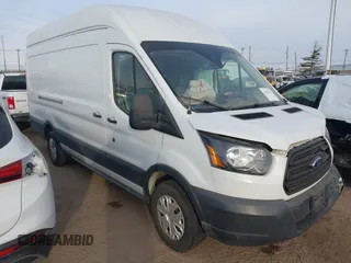 2017 Ford Transit with VIN 1FTYR3XM5HKA61086, listed as a IAAI auction lot 41408510 with 163,059 mi miles. Bid and sale history available at carsss.com. Image 1.