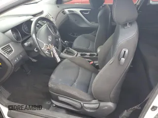 2014 Hyundai Elantra Coupe with VIN KMHDH6AH6EU024333, listed as a Copart auction lot 74605544 with 116,447 mi miles and Salvage Title. Bid and sale history available at carsss.com. Image 7.