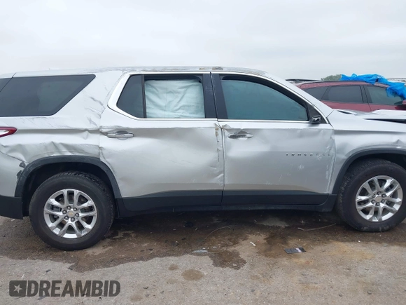 2021 Chevrolet Traverse LS with VIN 1GNERFKW1MJ254095, listed as a IAAI auction lot 42336687 with Not provided miles and . Bid and sale history available at DreamBid. Image 13.