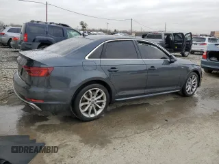 2019 Audi A4 Premium with VIN WAUDNAF45KA007040, listed as a Copart auction lot 49280075 with 32,231 mi miles and Salvage title. Bid and sale history available at DreamBid. Image 3.