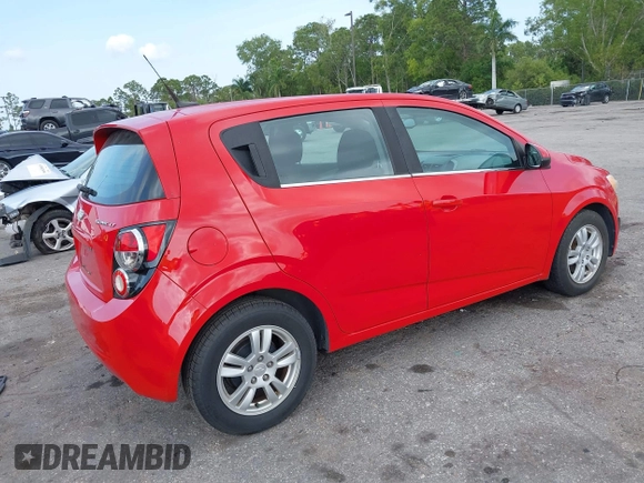 2013 Chevrolet Sonic LT with VIN 1G1JC6SHXD4172738, listed as a IAAI auction lot 41872916 with 105,829 mi miles. Bid and sale history available at carsss.com. Image 4.