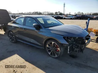 2023 Audi S3 Prestige z VIN WAUJ3DGY1PA063334, wystawiony jako Copart lot #41694744 z przebiegiem 6 019 mil mil oraz . Historia ofert i sprzedaży dostępna na DreamBid. Obrazek 4.