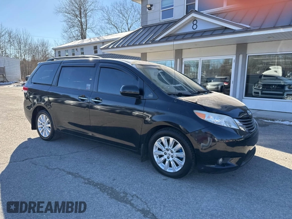 2013 Toyota Sienna XLE with VIN 5TDDK3DC3DS052713, listed as a IAAI auction lot 41451844 with 284,884 mi miles and . Bid and sale history available at DreamBid. Image 1.