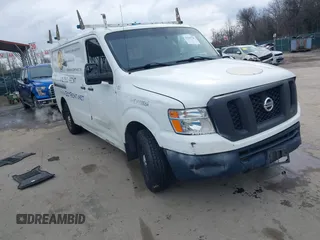 2015 Nissan NV SV with VIN 1N6BF0KL5FN804060, listed as a IAAI auction lot 41189783 with 110,805 mi miles. Bid and sale history available at carsss.com. Image 1.