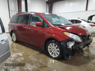 2015 Toyota Sienna Ltd with VIN 5TDDK3DC2FS109812, listed as a Copart auction lot 53462045 with 160,594 mi miles and Salvage Title. Bid and sale history available at carsss.com. Image 4.