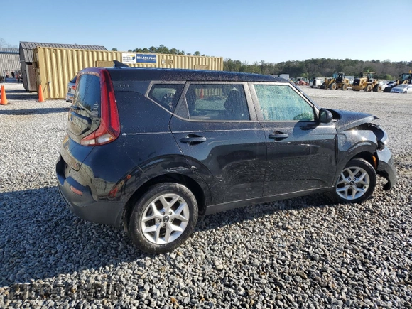 2020 Kia Soul S with VIN KNDJ23AU4L7005960, listed as a Copart auction lot 48765855 with 98,222 mi miles and Salvage Title. Bid and sale history available at carsss.com. Image 3.