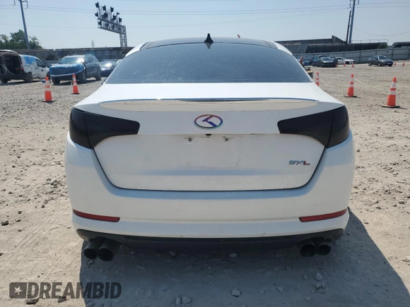 2013 Kia Optima SX with VIN 5XXGR4A66DG111610, listed as a Copart auction lot 60621095 with 177,373 mi miles and Salvage title. Bid and sale history available at DreamBid. Image 6.
