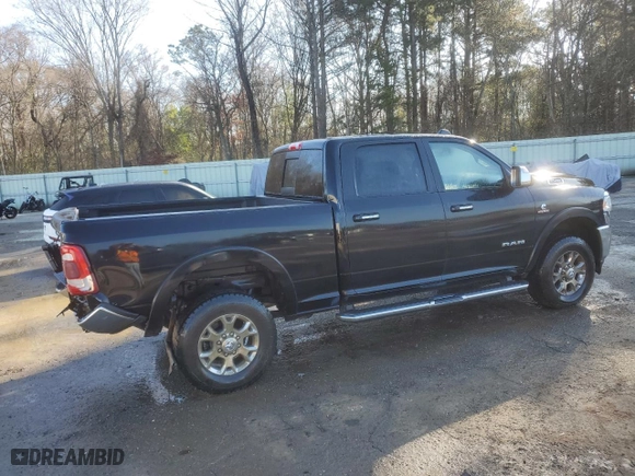2022 Ram 2500 Laramie with VIN 3C6UR5FL7NG386965, listed as a Copart auction lot 45764565 with 49,414 mi miles and Salvage Title. Bid and sale history available at carsss.com. Image 3.