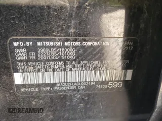 2013 Mitsubishi Lancer ES with VIN JA32U2FU4DU002494, listed as a Copart auction lot 79430524 with 128,008 mi miles and Salvage Title. Bid and sale history available at DreamBid. Image 12.