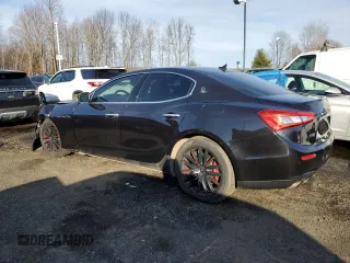 2017 Maserati Ghibli S Q4 with VIN ZAM57RTS6H1235474, listed as a Copart auction lot 42593703 with 44,645 mi miles. Bid and sale history available at carsss.com. Image 2.