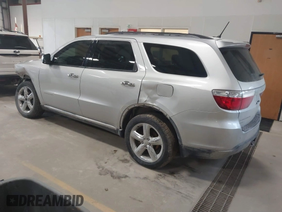 2011 Dodge Durango Citadel with VIN 1D4RE5GG0BC613829, listed as a IAAI auction lot 41770523 with 161,200 mi miles and . Bid and sale history available at DreamBid. Image 3.