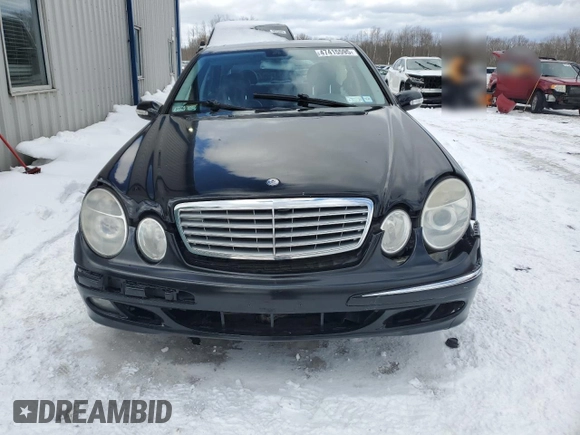2005 Mercedes-Benz E 320 with VIN WDBUF82J85X169605, listed as a Copart auction lot 47415595 with Not Provided miles and Salvage Title. Bid and sale history available at DreamBid. Image 5.