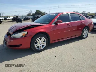 2015 Chevrolet Impala LT с VIN 2G1WB5E33F1115945, выставлен на аукционе Copart как лот 52438155 с пробегом 70 010 миль миль и Списание • Salvage title. История ставок и продаж доступна на DreamBid. Изображение 1.