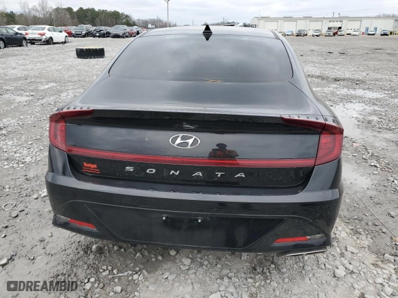 2021 Hyundai Sonata SEL with VIN KMHL64JA1MA143982, listed as a Copart auction lot 45816925 with 74,616 mi miles and Salvage Title. Bid and sale history available at carsss.com. Image 6.