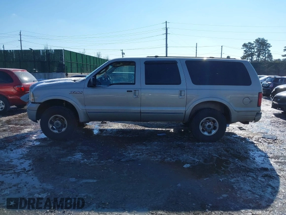 2005 Ford Excursion Limited с VIN 1FMNU43S85ED45734, выставлен на аукционе IAAI как лот 41414423 с пробегом 210 259 миль миль и . История ставок и продаж доступна на DreamBid. Изображение 14.