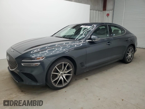 2023 Genesis G70 2.0T with VIN KMTG34TA1PU126969, listed as a Copart auction lot 65612834 with 37,359 mi miles and Salvage Title. Bid and sale history available at DreamBid. Image 1.