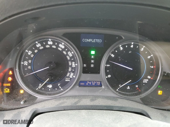 2008 Lexus IS 250 with VIN JTHCK262X85022273, listed as a Copart auction lot 49681295 with 247,279 mi miles and Salvage Title. Bid and sale history available at carsss.com. Image 9.