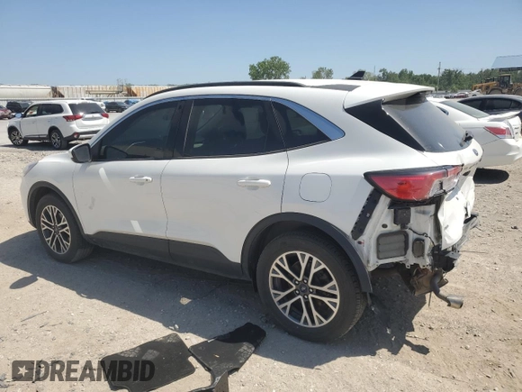 2021 Ford Escape SEL with VIN 1FMCU9H65MUA52314, listed as a Copart auction lot 56951735 with 71,918 mi miles and Salvage title. Bid and sale history available at DreamBid. Image 2.