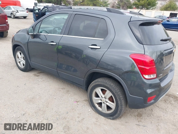 2018 Chevrolet Trax LT with VIN KL7CJLSB7JB674238, listed as a IAAI auction lot 41909657 with 115,875 mi miles. Bid and sale history available at carsss.com. Image 3.