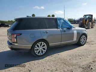 2022 Land Rover Range Rover Westminster with VIN SALGS2RU5NA466995, listed as a Copart auction lot 76800083 with 14,947 mi miles and Clean title. Bid and sale history available at DreamBid. Image 3.