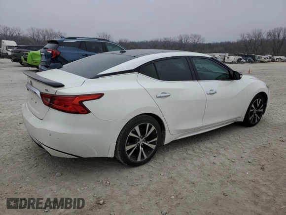 2017 Nissan Maxima SR with VIN 1N4AA6AP5HC445379, listed as a Copart auction lot 86525454 with 175,832 mi miles and Salvage title. Bid and sale history available at DreamBid. Image 3.