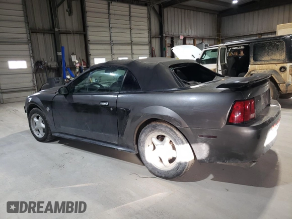 2004 Ford Mustang Deluxe with VIN 1FAFP44654F164266, listed as a Copart auction lot 44356505 with 166,837 mi miles and Clean Title. Bid and sale history available at carsss.com. Image 2.