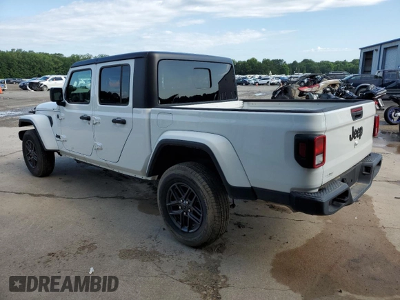 2024 Jeep Gladiator Sport S z VIN 1C6HJTAG1RL120129, wystawiony jako Copart lot #52415555 z przebiegiem 9 979 mil mil oraz Szkoda całkowita • Salvage title. Historia ofert i sprzedaży dostępna na DreamBid. Obrazek 2.