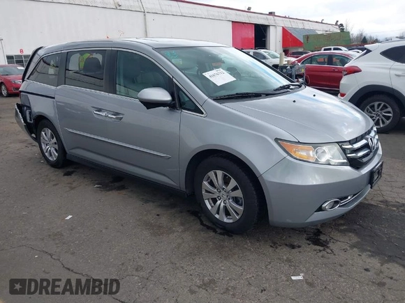 2016 Honda Odyssey EX-L with VIN 5FNRL5H64GB048004, listed as a IAAI auction lot 41676712 with 129,343 mi miles. Bid and sale history available at carsss.com. Image 1.