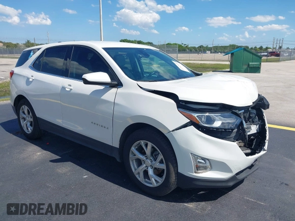 2020 Chevrolet Equinox LT z VIN 3GNAXKEV0LS650936, wystawiony jako IAAI lot #42263480 z przebiegiem 51 723 mil mil oraz . Historia ofert i sprzedaży dostępna na DreamBid. Obrazek 1.