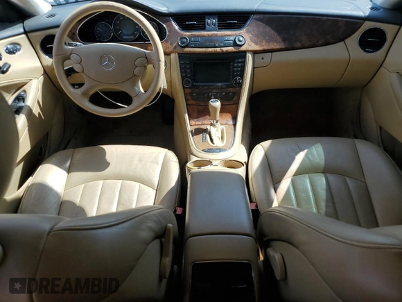 2006 Mercedes-Benz CLS-Class with VIN WDDDJ75X96A046061, listed as a Copart auction lot 53370105 with 0 mi miles and Clean Title. Bid and sale history available at carsss.com. Image 8.