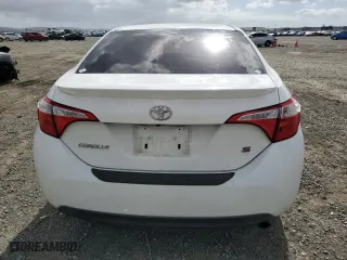 2016 Toyota Corolla L with VIN 5YFBURHE5GP544088, listed as a Copart auction lot 51595595 with 0 mi miles and Salvage Title. Bid and sale history available at carsss.com. Image 6.