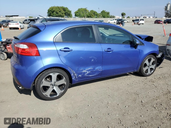 2013 Kia Rio SX с VIN KNADN5A37D6159087, выставлен на аукционе Copart как лот 58734095 с пробегом 120 893 миль миль и Списание • Salvage title. История ставок и продаж доступна на DreamBid. Изображение 3.