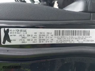 2019 Dodge Durango GT Plus with VIN 1C4RDJDGXKC585759, listed as a IAAI auction lot 41255193 with 108,126 mi miles. Bid and sale history available at carsss.com. Image 9.