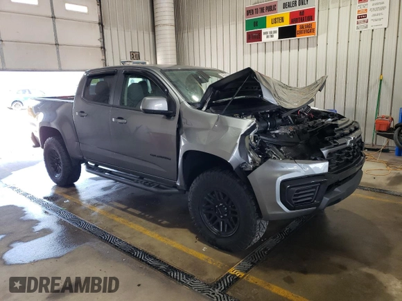 2021 Chevrolet Colorado 4WD Work Truck с VIN 1GCGTBENXM1121222, выставлен на аукционе Copart как лот 54335215 с пробегом 46 550 миль миль и Списание • Salvage title. История ставок и продаж доступна на DreamBid. Изображение 4.