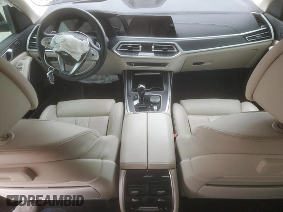2022 BMW X7 xDrive40i with VIN 5UXCW2C06N9L50284, listed as a Copart auction lot 46737505 with 0 mi miles and Salvage Title. Bid and sale history available at carsss.com. Image 8.