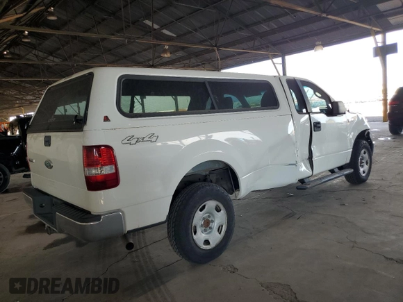 2008 Ford F-150 XL with VIN 1FTRF14V18KC36027, listed as a Copart auction lot 72618804 with 141,132 mi miles and Salvage Title. Bid and sale history available at carsss.com. Image 3.